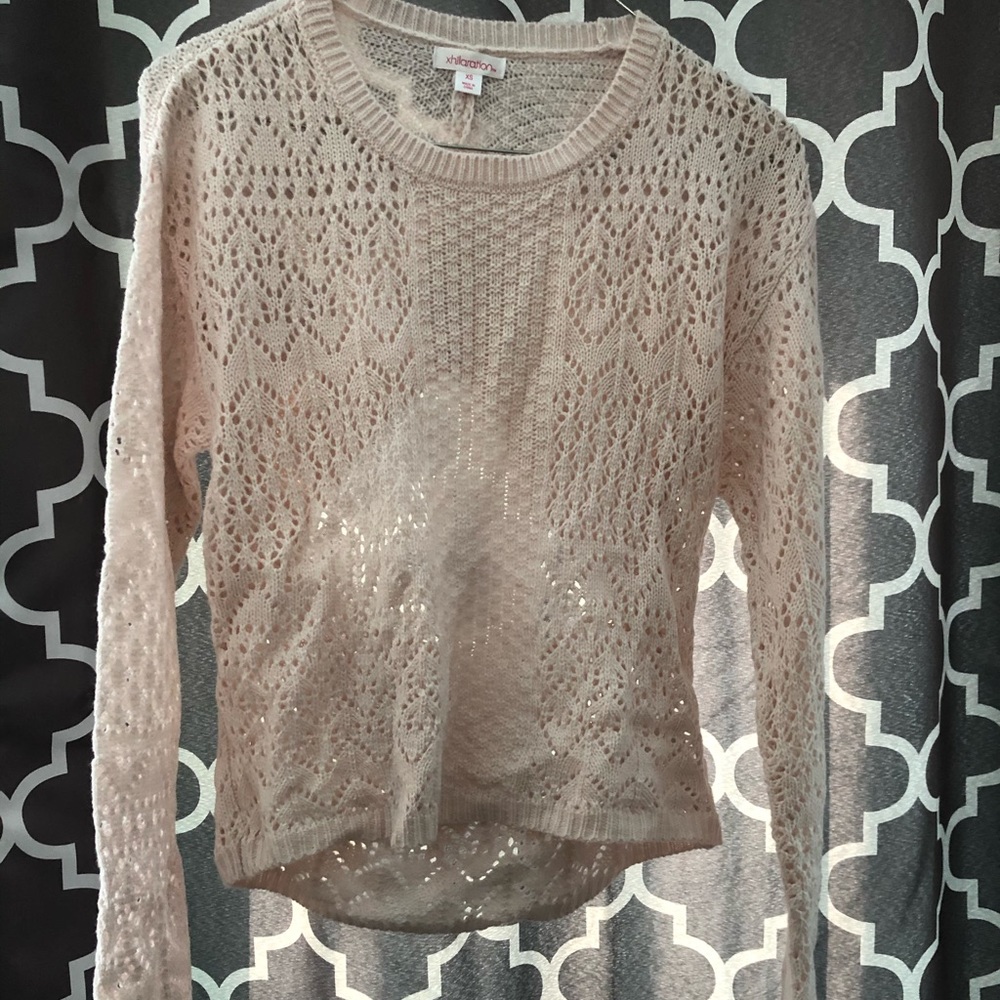 Pink sweater